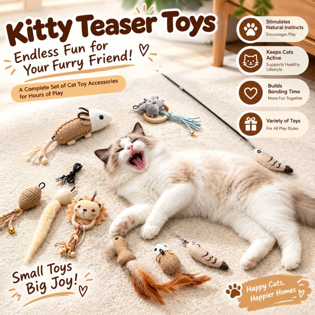 7-Piece Cat Toy Gift Box