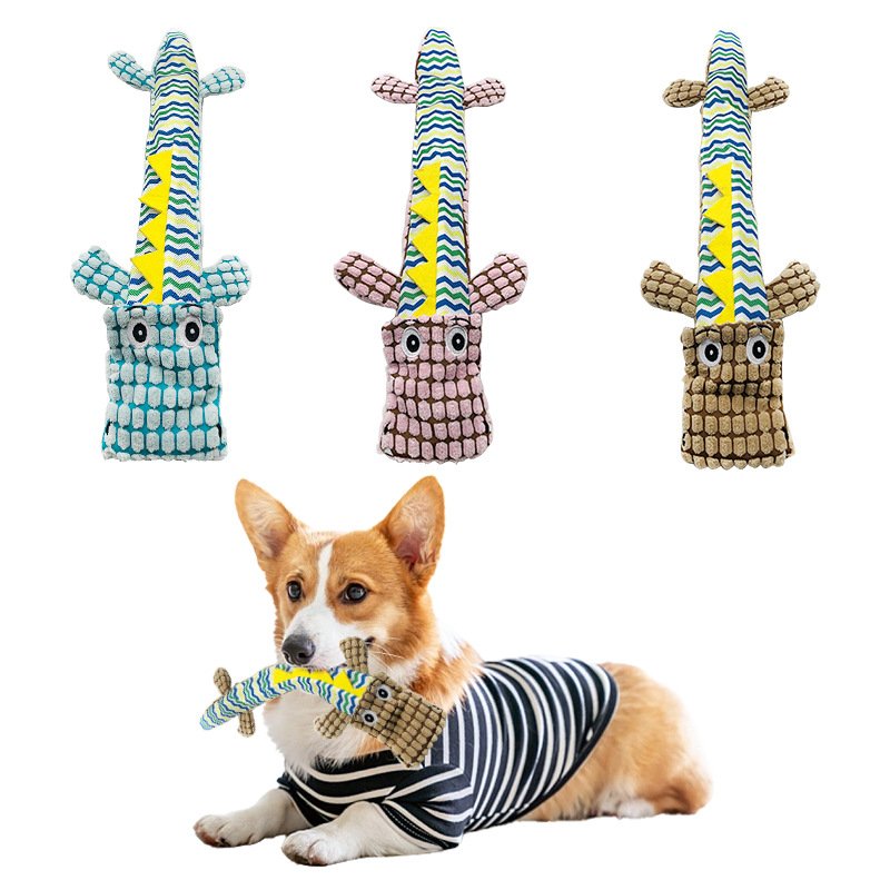 Three-Stage Squeaky Dog Toy