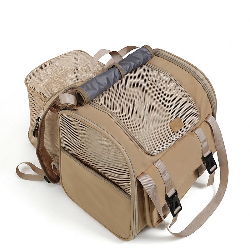 Expandable Mesh Pet Travel Backpack