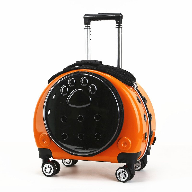 Transparent Capsule Rolling Pet Carrier - Image 3