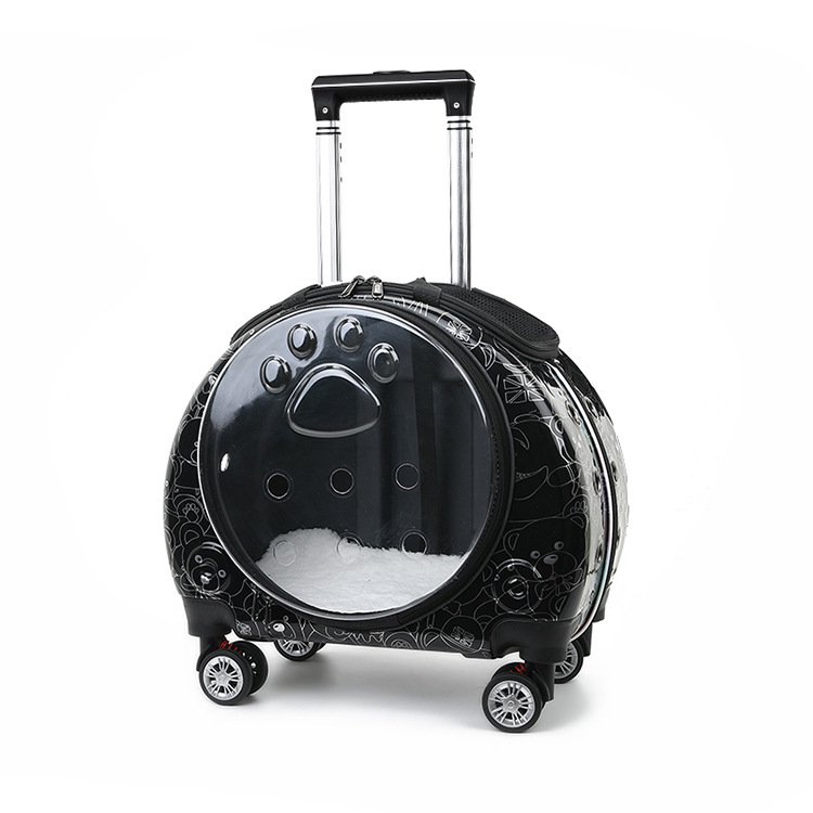 Transparent Capsule Rolling Pet Carrier - Image 13