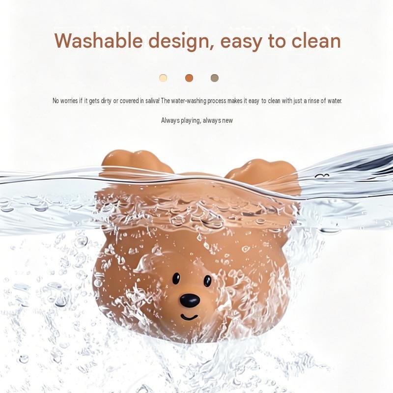 Morandi Tone Latex Dog Chew Toy – Cute Animal Squeaker Toy for Teething & Fetch - Image 3
