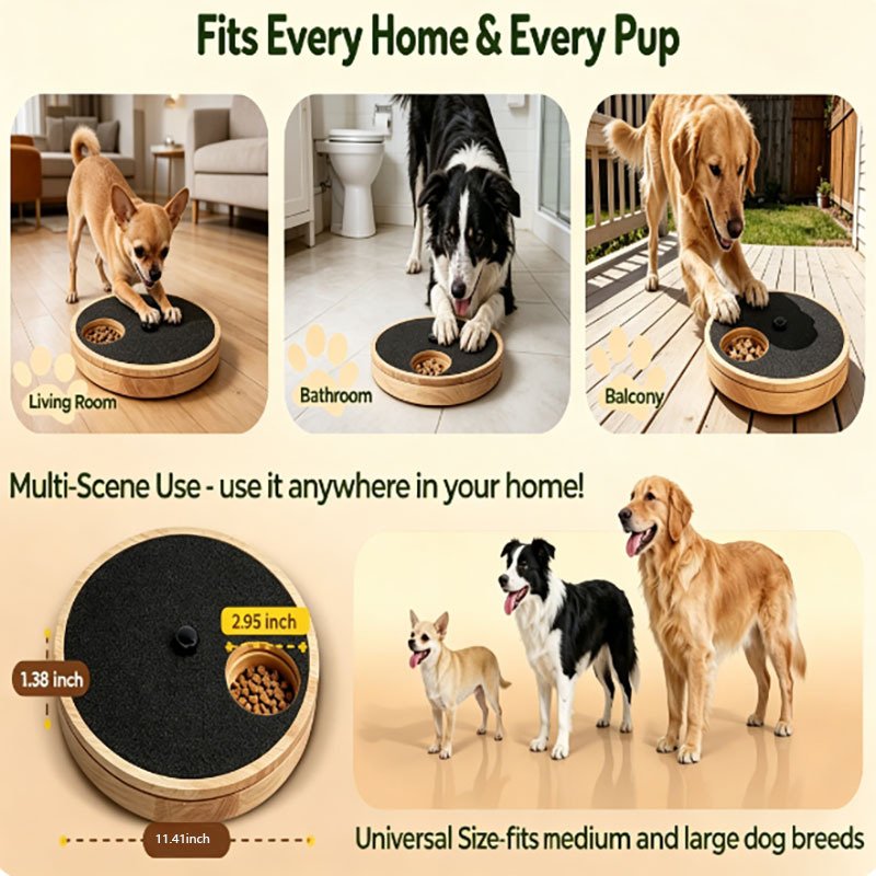 3-in-1 Wooden Dog Nail Scratch Board - Image 3