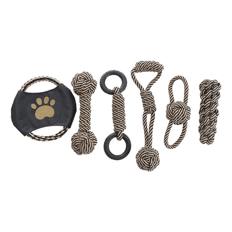 Durable Natural Cotton Chew Toys with Interactive Tug-of-War Ropes - Image 6