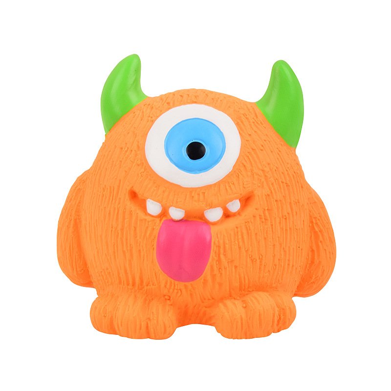 Squeaky Latex Monster Dog Toys – Soft Teething Chew Toys for Puppies & Small Dog - Image 5