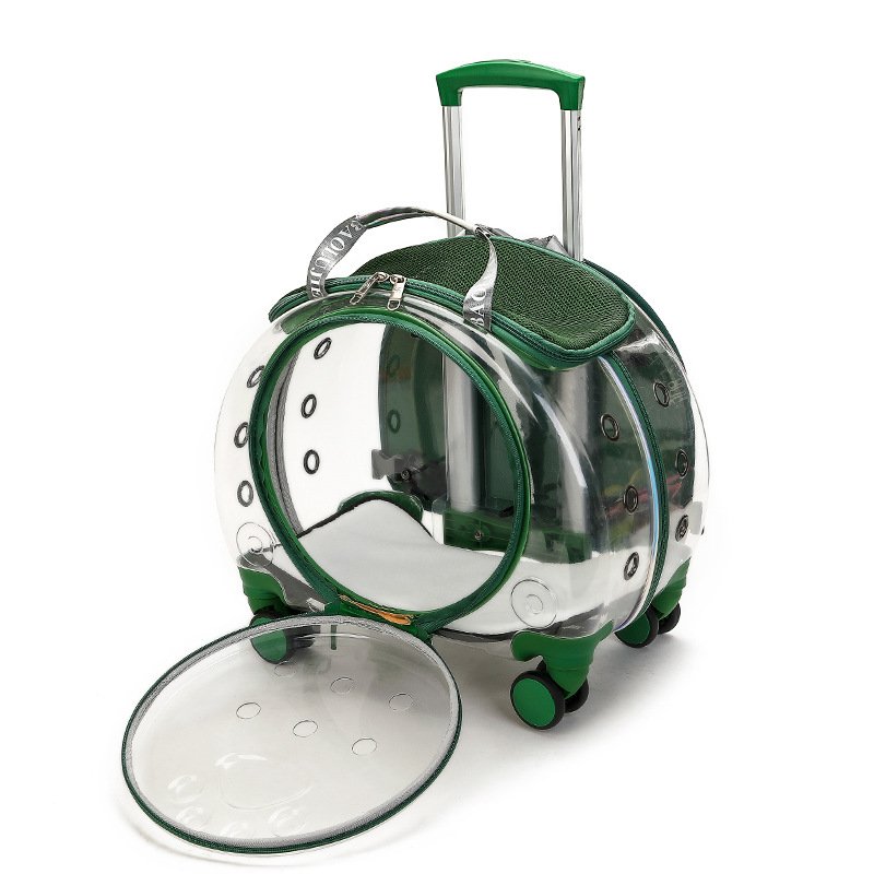 Transparent Capsule Rolling Pet Carrier - Image 10