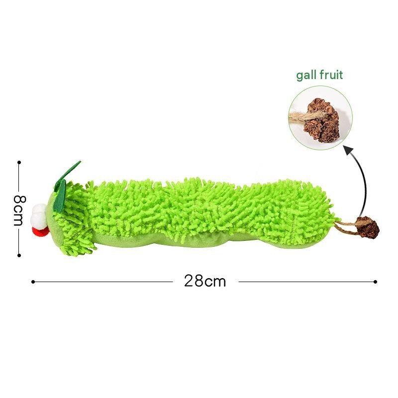 Plush Alligator Cat Kicker Toy with Catnip & Natural Gall Fruit Chew Tail - Image 6