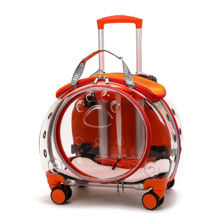Transparent Capsule Rolling Pet Carrier - Image 7