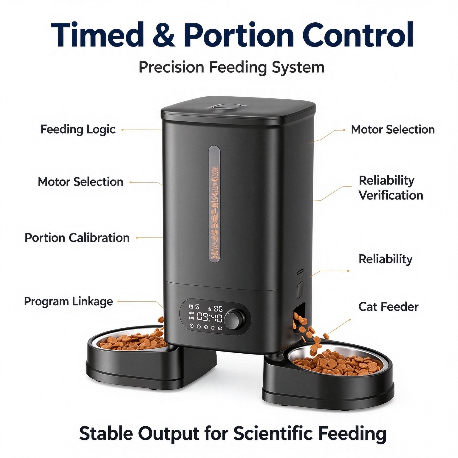 Smart Wi-Fi Pet Feeder with Remote Video Control - Image 3