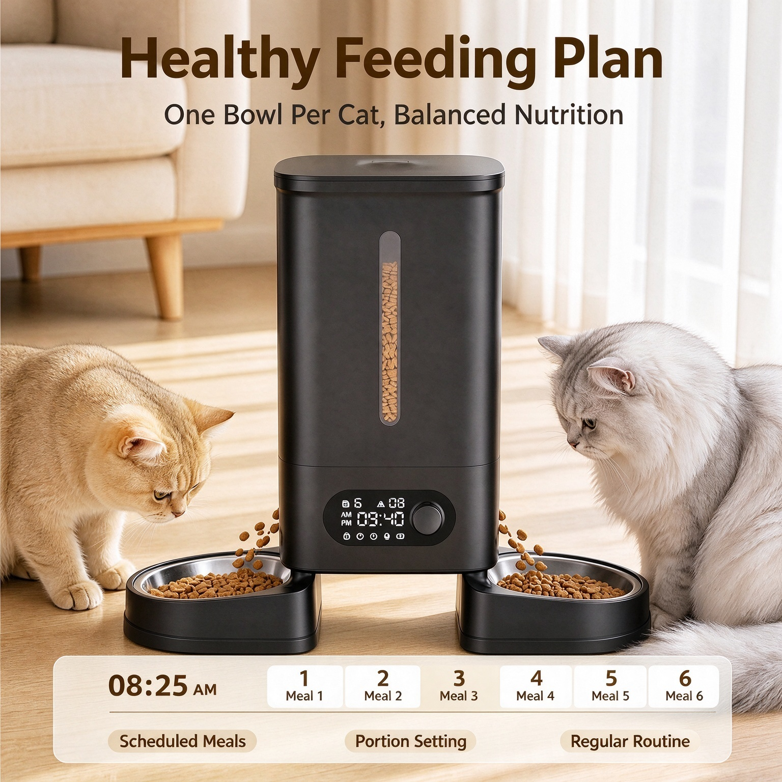Smart Wi-Fi Pet Feeder with Remote Video Control - Image 5