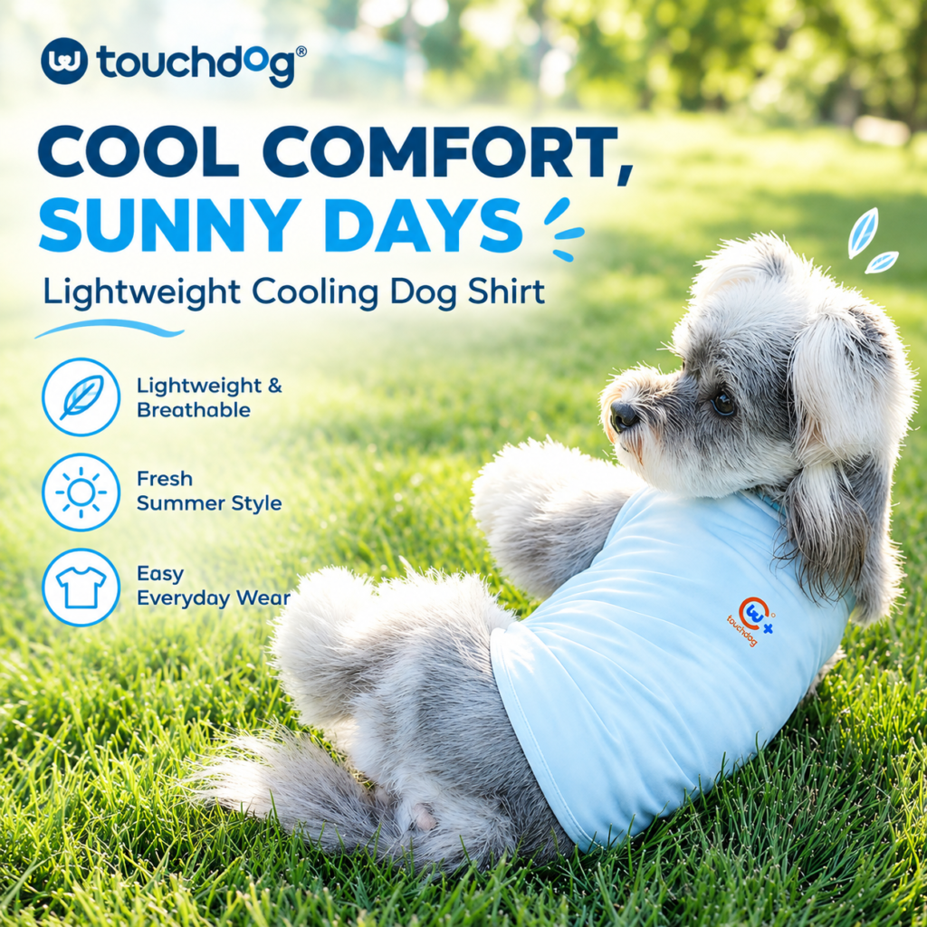 Smart Temp-Sensing UV Protection Dog Cooling Vest