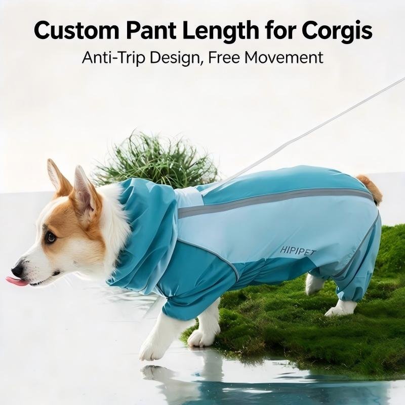 HIPPET Corgi-Specific Dog Raincoat - Image 5