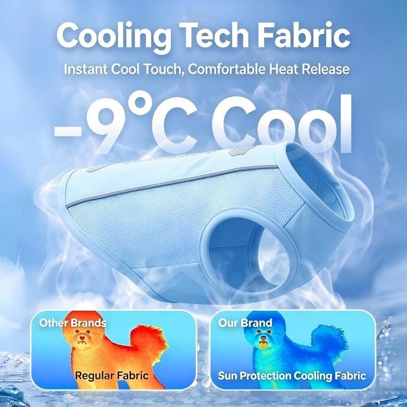 HIPPET Dog Cooling Vest & Ear-Friendly Sun Hat Set - Image 4