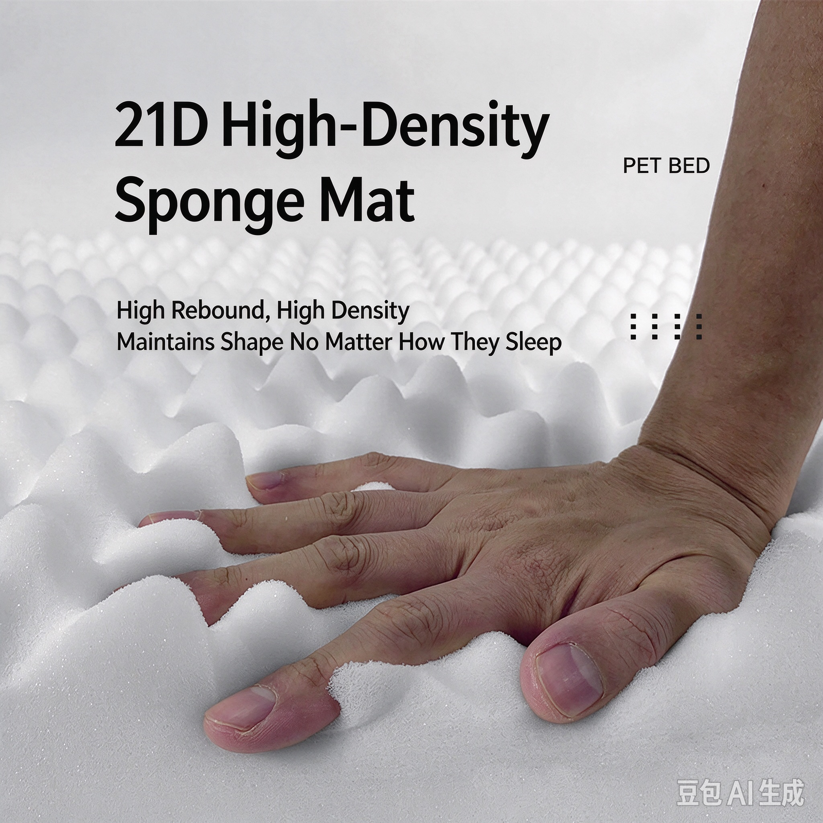 Linen Orthopedic Dog Bed & Waterproof Bolster Pet Sofa - Image 2