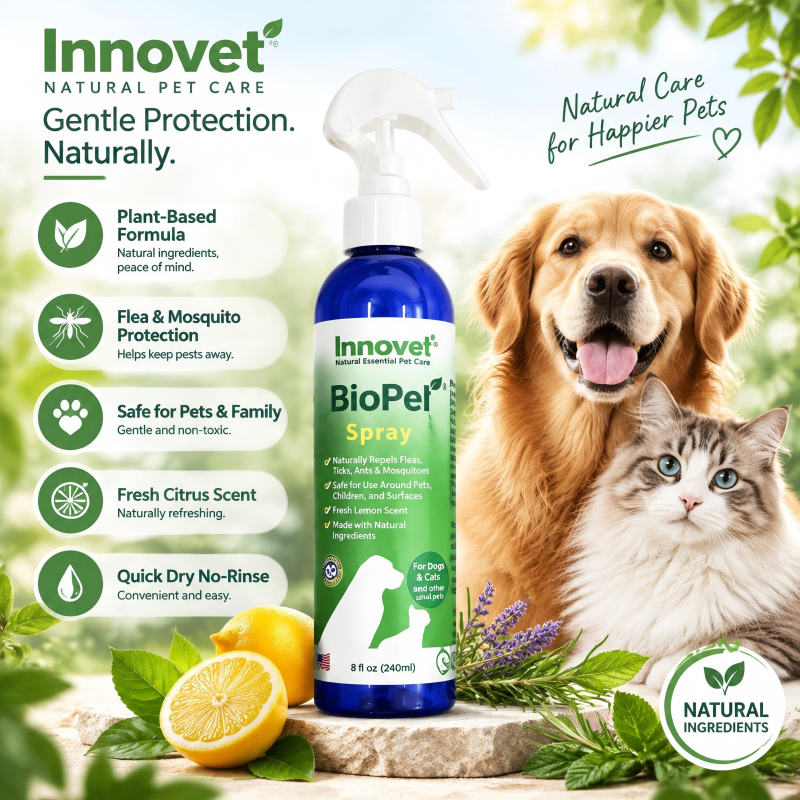 Natural Flea, Tick & Mosquito Repellent Spray