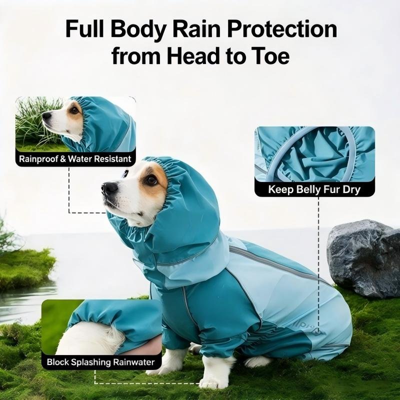 HIPPET Corgi-Specific Dog Raincoat - Image 4