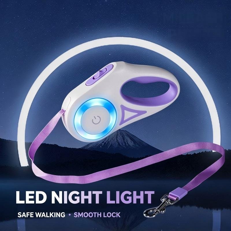LED Light Up Retractable Dog Leash - Image 6