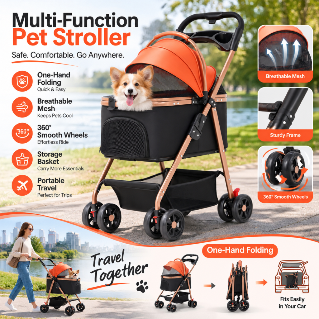 Multi-Function Pet Stroller
