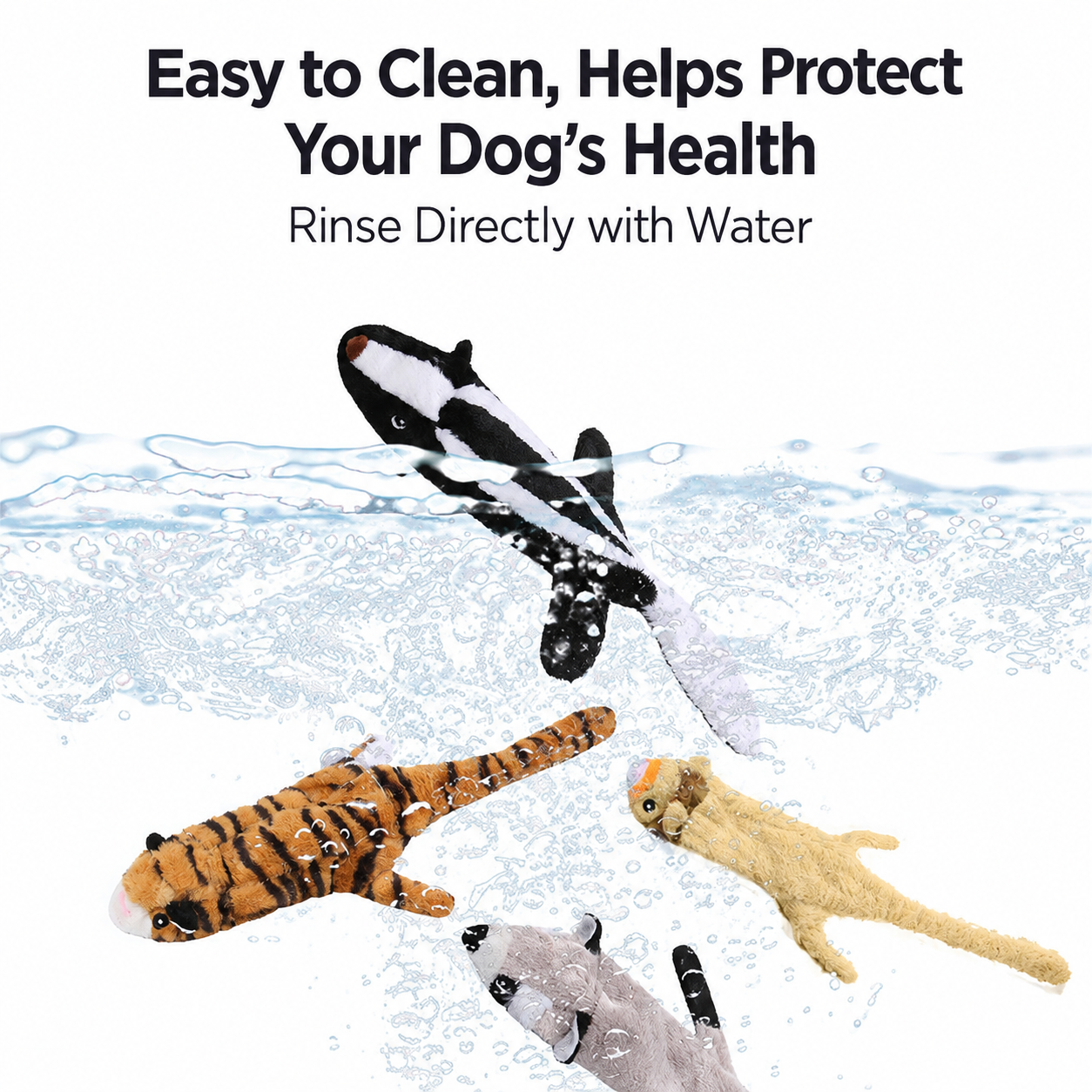 Squeaky Dog Chew Toy for Dental Health - Image 2