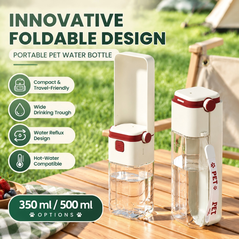 HIPPET Foldable Portable Dog Water Bottle