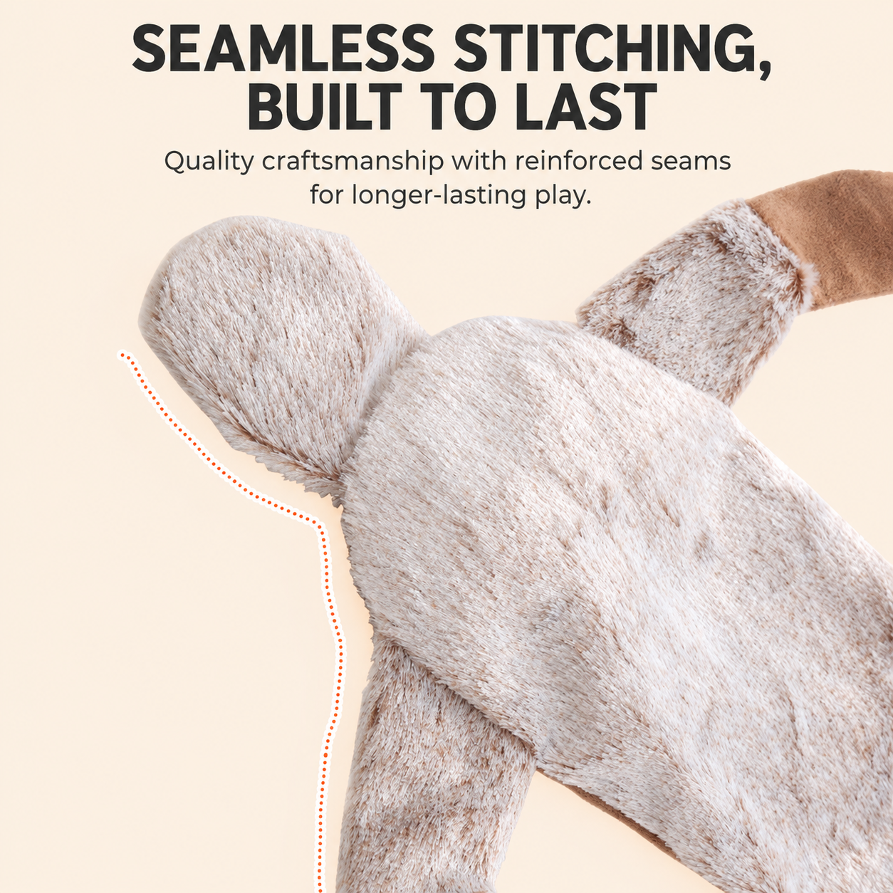 No Stuffing Plush Dog Toy - Image 2