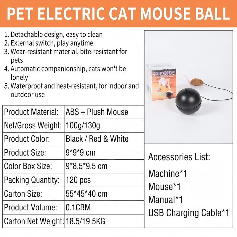 Interactive Electric Cat Toy Ball - Image 3