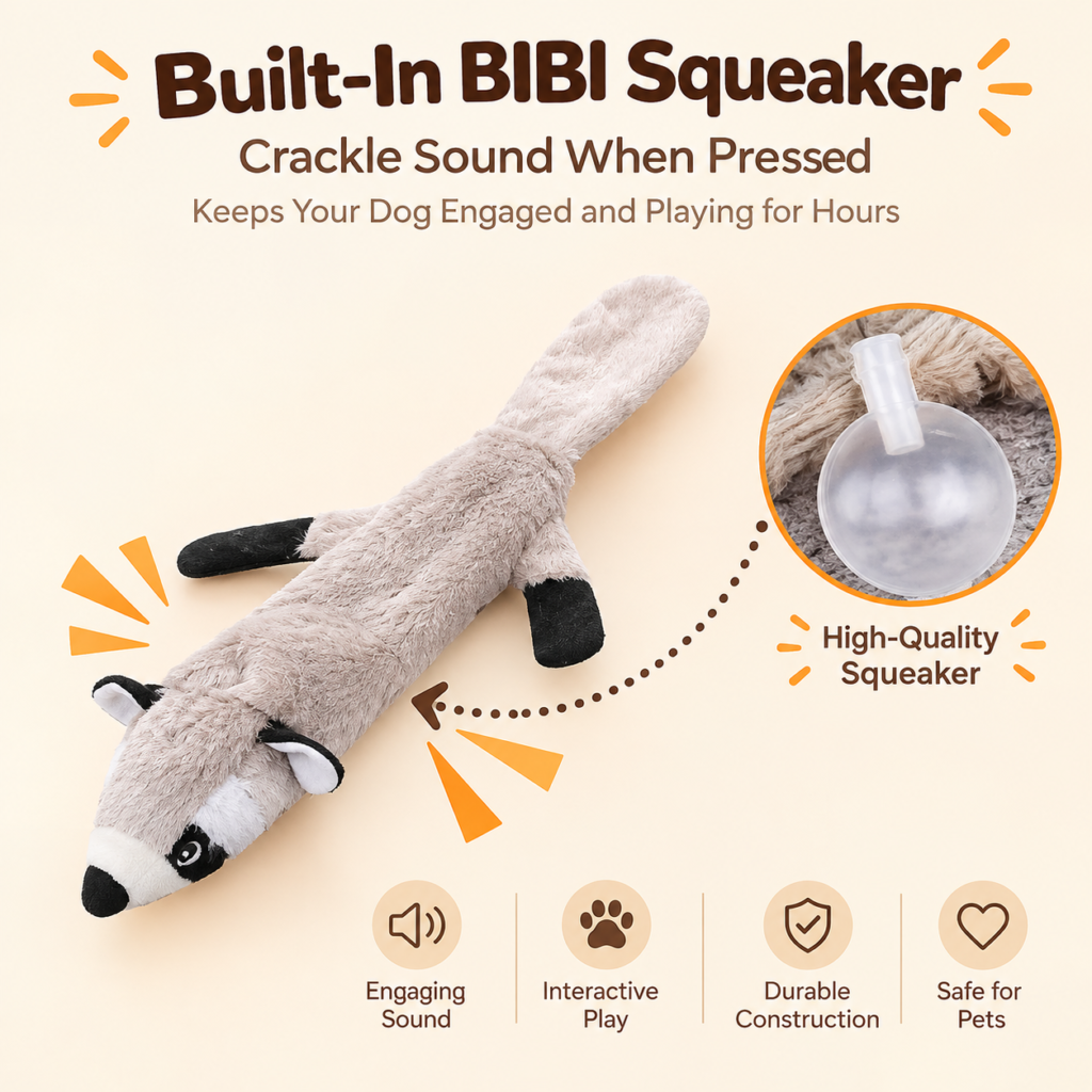 Squeaky Dog Chew Toy for Dental Health
