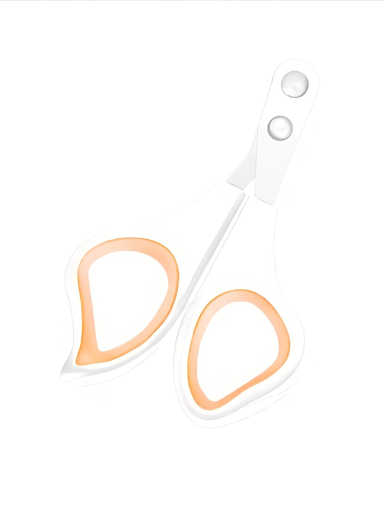 Pet nail scissors for cats, ergonomic handle, sharp stainless steel blade, pet grooming tool