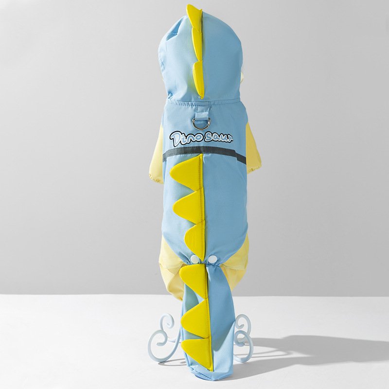 Hipidog Cute Dinosaur Dog Raincoat - Image 5