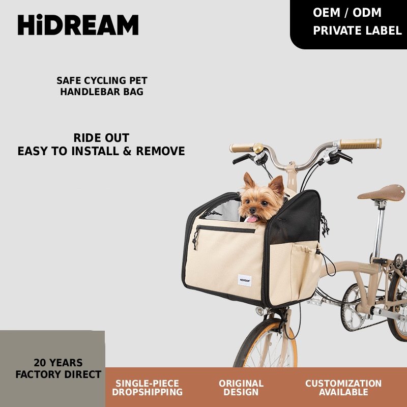 Safe Cycling Pet Handlebar Bag