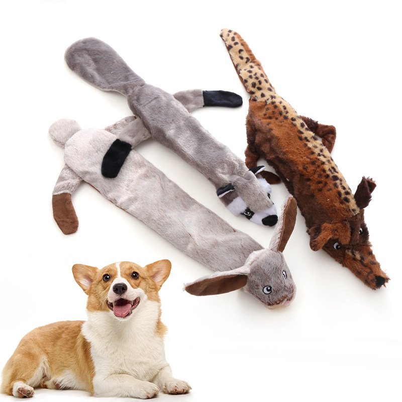 No Stuffing Plush Dog Toy - Image 4