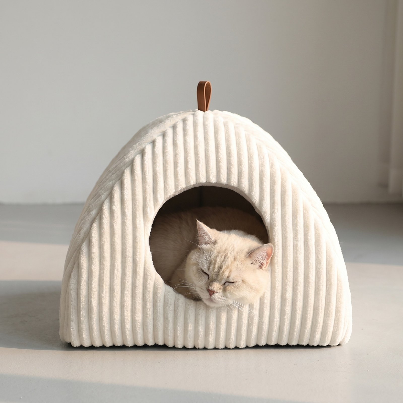 2-in-1 Foldable Cat Cave Bed