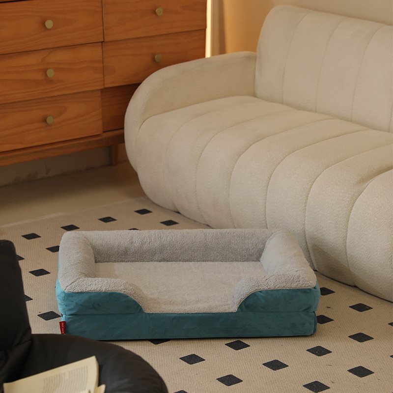 Orthopedic Dog Bed & Waterproof Bolster Pet Sofa