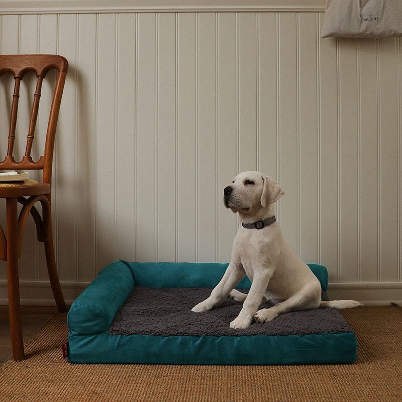 L-Shaped Orthopedic Dog Bed & Pet Sofa
