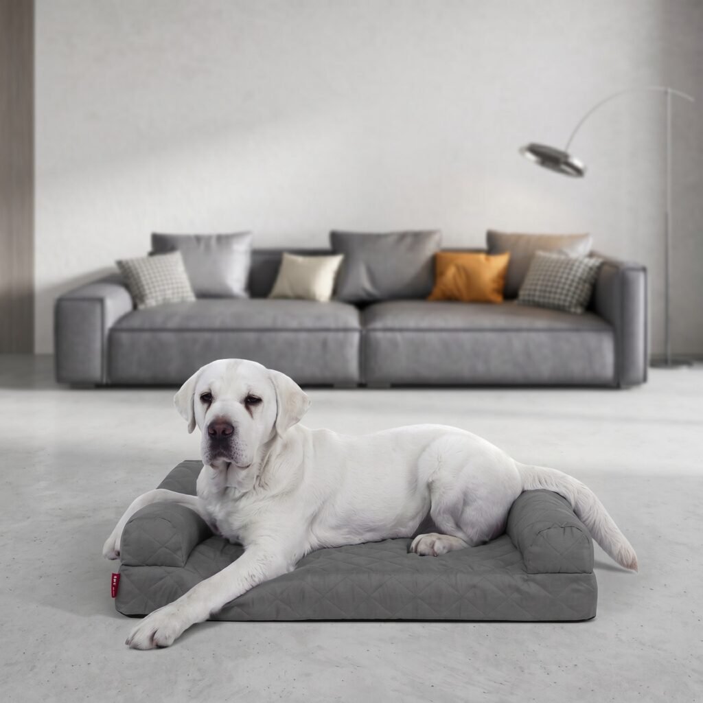 Orthopedic Waterproof Dog Bed for Large Dogs