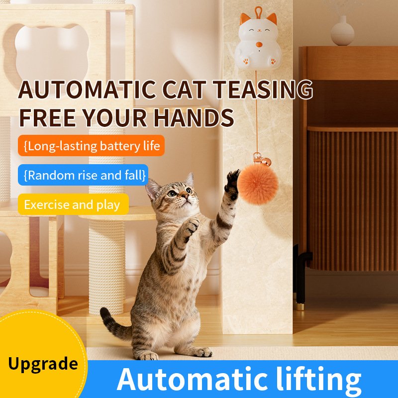 Automatic Lift & Drop Electric Cat Toy