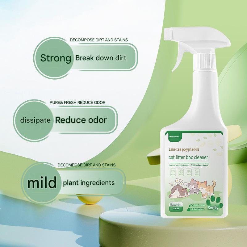 Lime & Tea Polyphenol Cat Litter Box Cleaner - Image 2