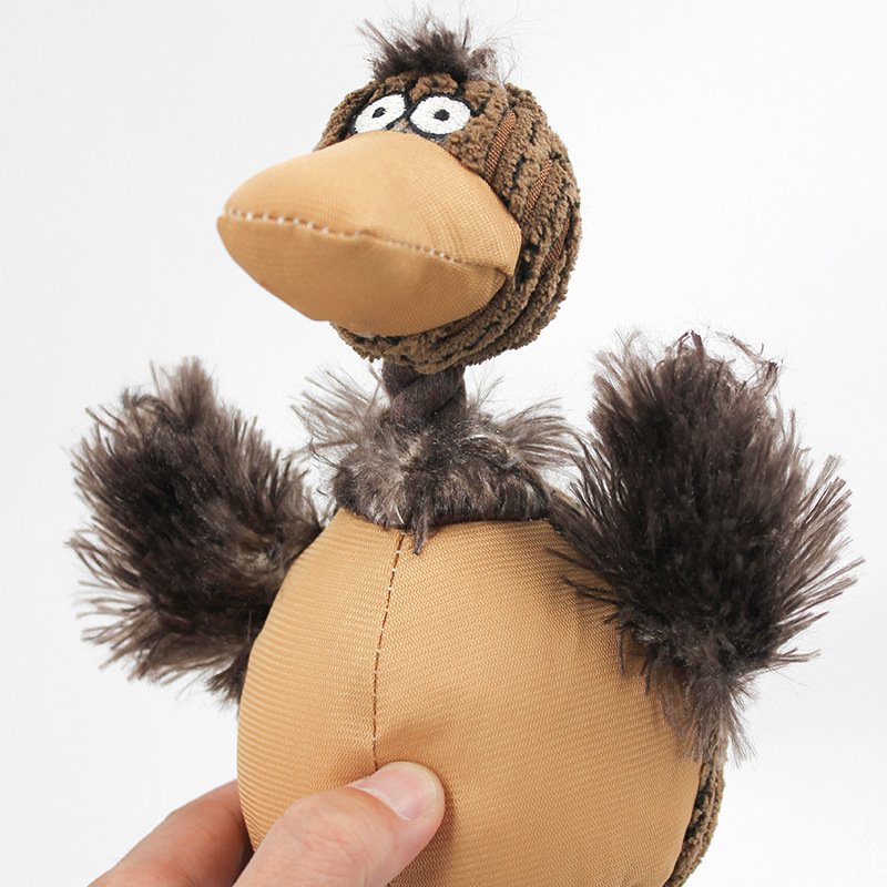 Squeaky Ostrich Dog Toy - Image 3