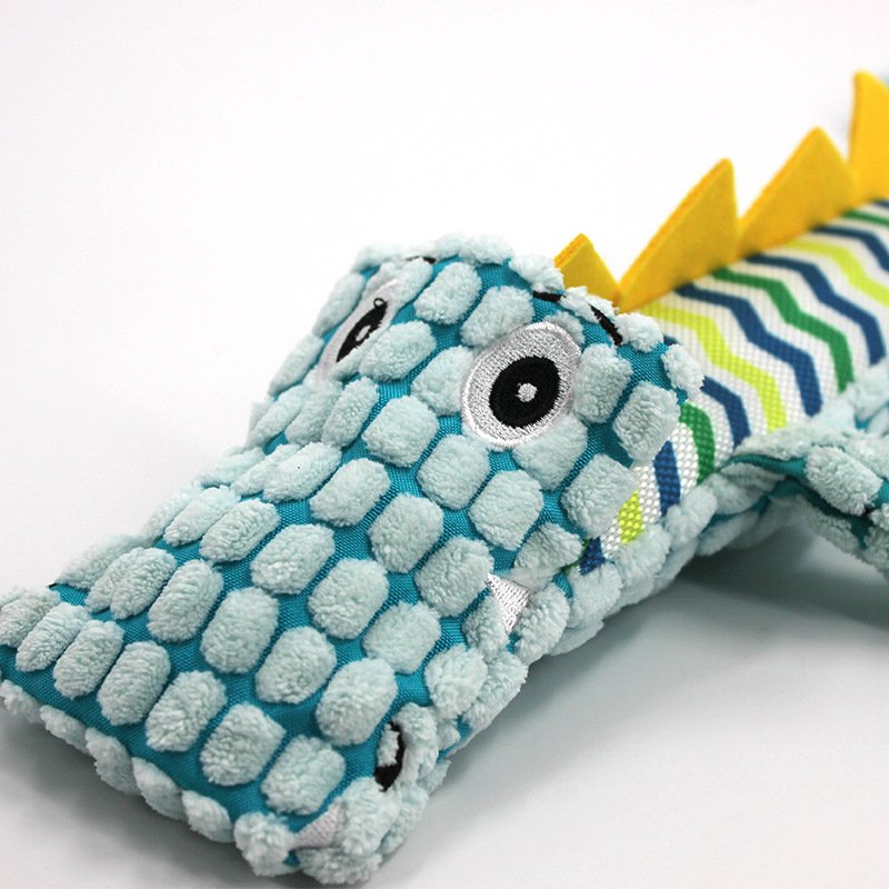 Squeaky Crocodile Dog Toy - Image 3