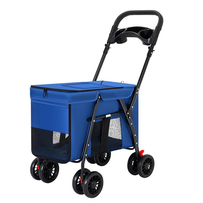 Multi-Functional Pet Stroller & 5-Window Breathable Dog Buggy - Image 4