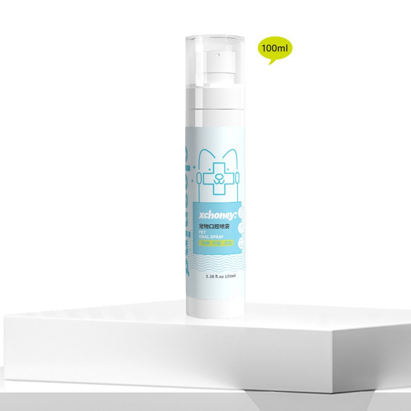 Pet oral spray, dog cat fresh breath spray, reduce bad breath pet teeth and gum care mist