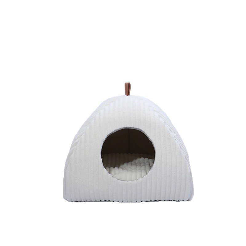 2-in-1 Foldable Cat Cave Bed - Image 5