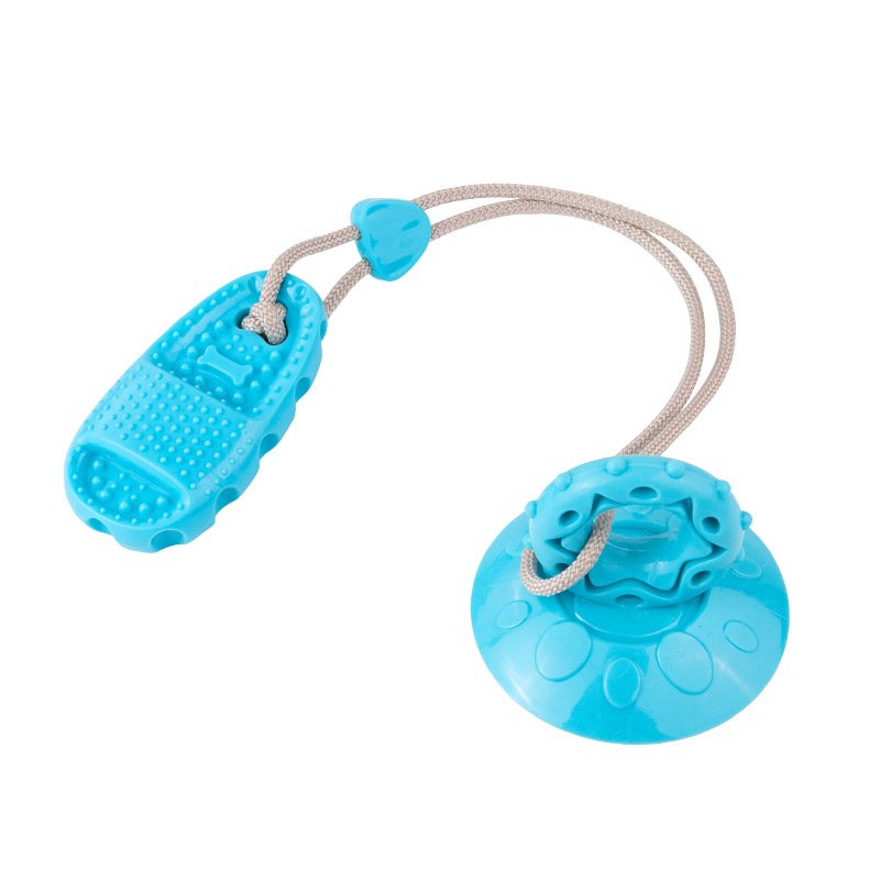 Suction Cup Slipper Dog Toy – Durable, Chew-Resistant, Teething & Treat-Dispensing – For Boredom Relief, Solo Play, and Energy Burning (Ideal for Medium-Sized Dogs)