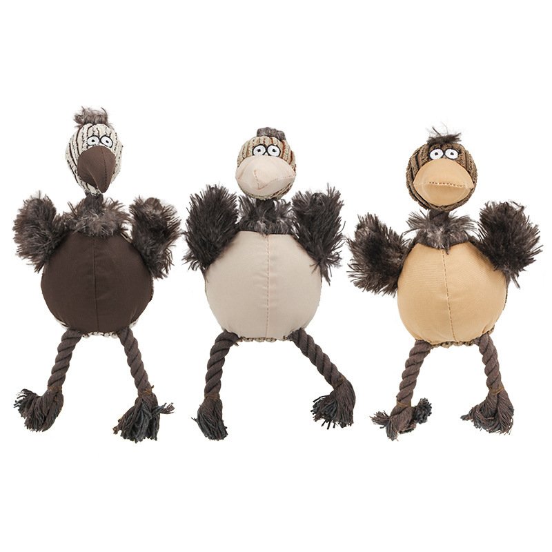 Squeaky Ostrich Dog Toy - Image 5