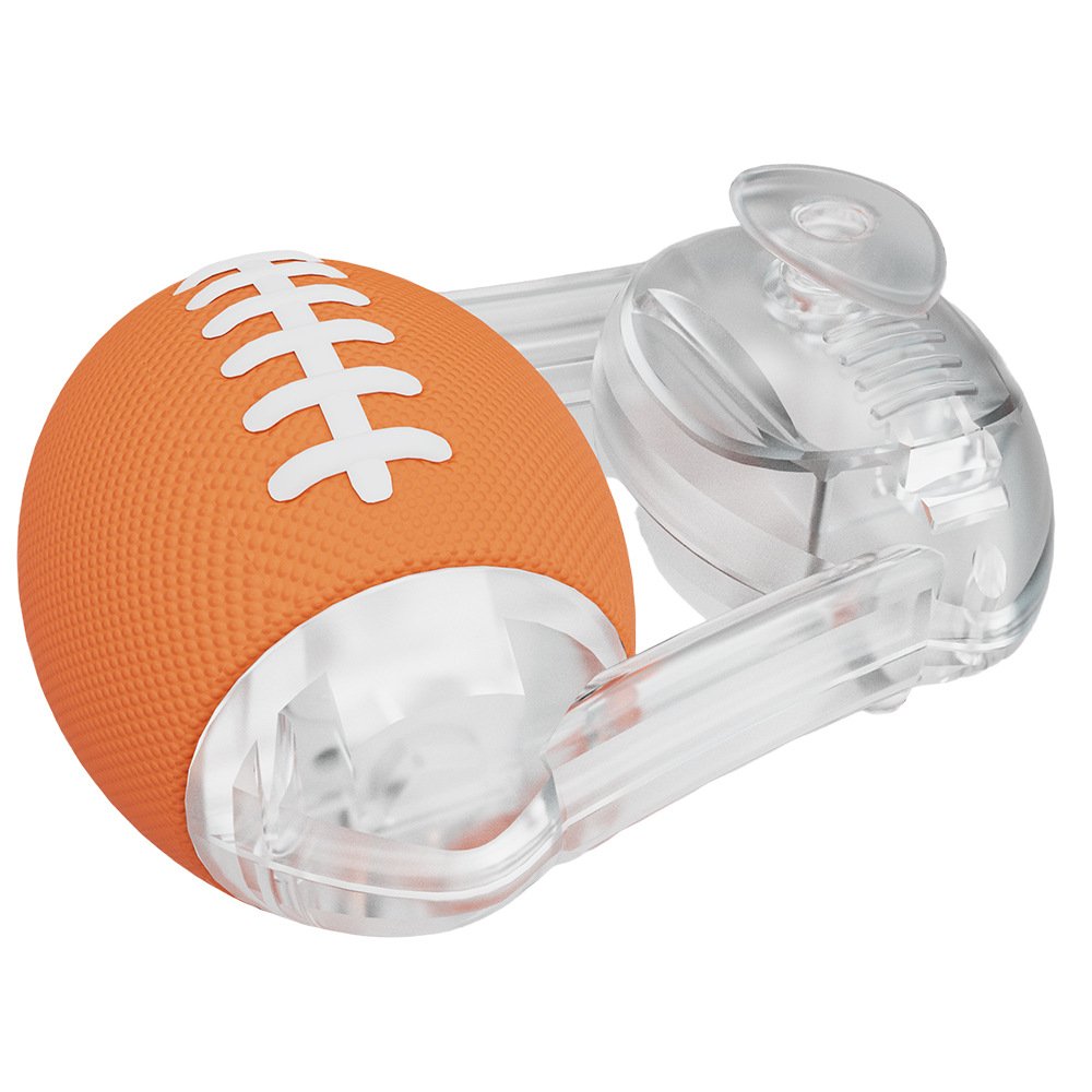 Smart Interactive Cat Toy Ball – Self-Play, Boredom-Busting, Energy-Burning, Automatic Light-Up Rugby-Shaped Toy
