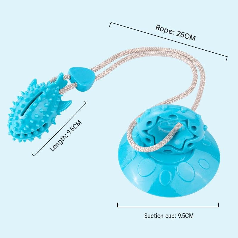 Suction Cup Slipper Dog Toy – Durable, Chew-Resistant, Teething & Treat-Dispensing – For Boredom Relief, Solo Play, and Energy Burning (Ideal for Medium-Sized Dogs) - Image 3