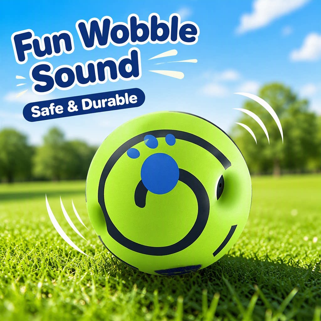 Paw Print Squeaky Rolling Pet Ball, Fun Interactive Self Play Toy for Dogs, Drop-resistant Chasing Ball - Image 3