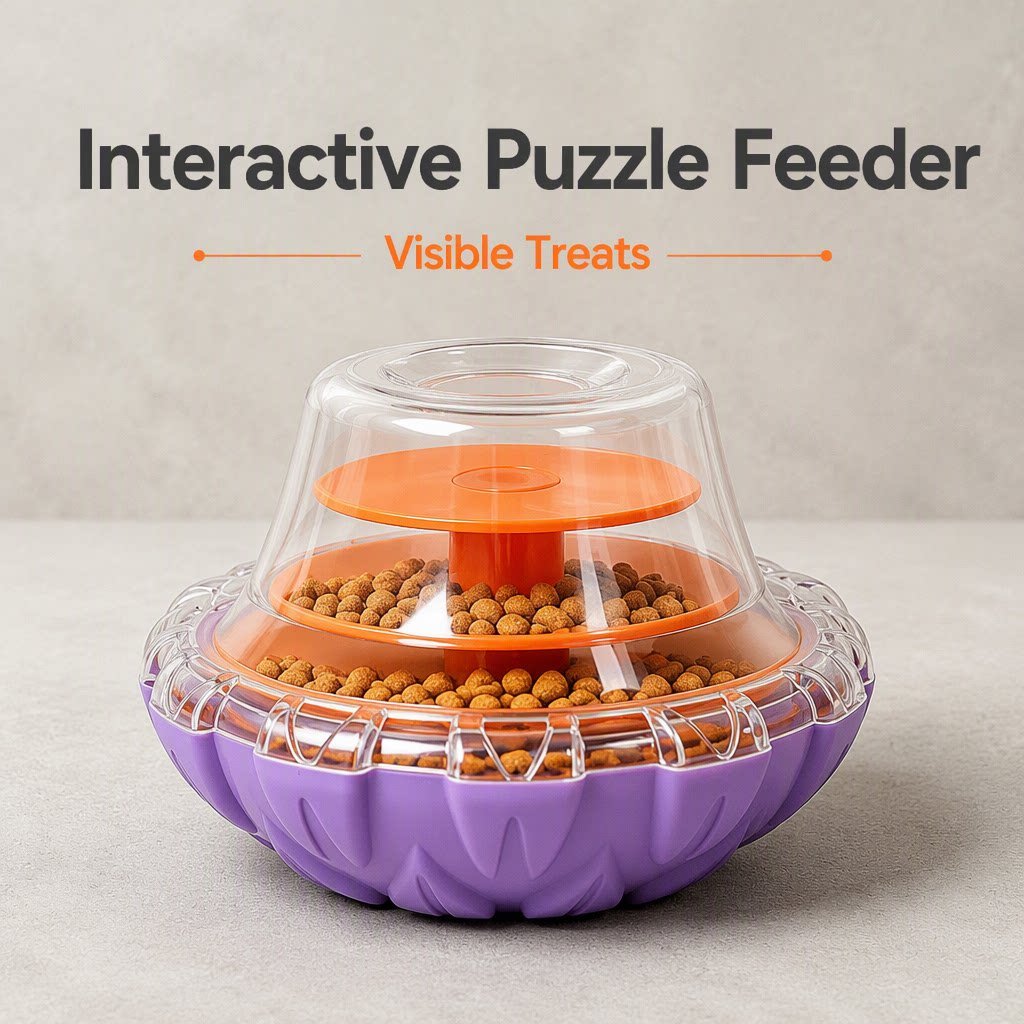 Wobble Treat Dispensing Pet Toy, Puzzle Slow Feeder, Rolling Snack Toy for Dogs - Image 3
