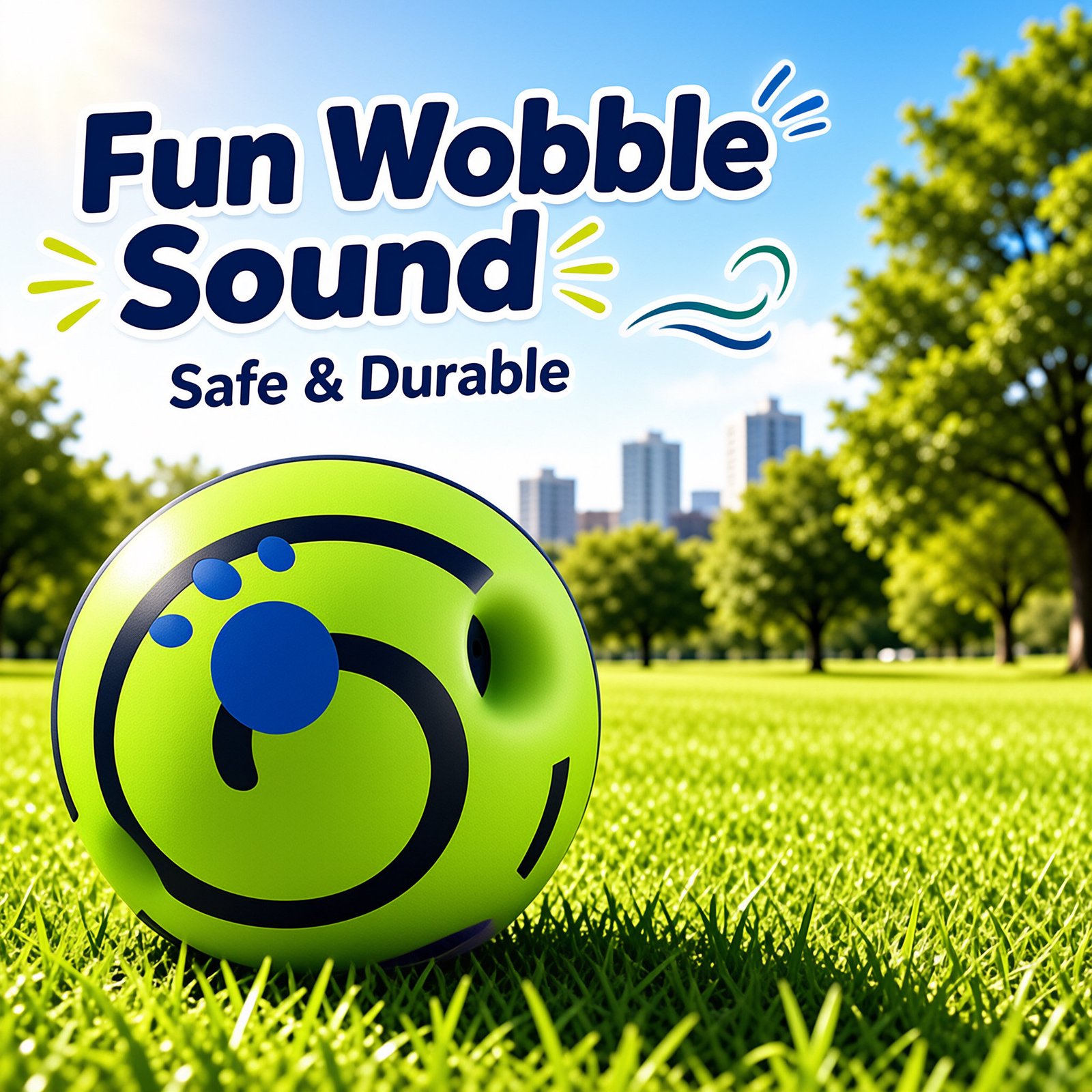 Paw Print Squeaky Rolling Pet Ball, Fun Interactive Self Play Toy for Dogs, Drop-resistant Chasing Ball - Image 4