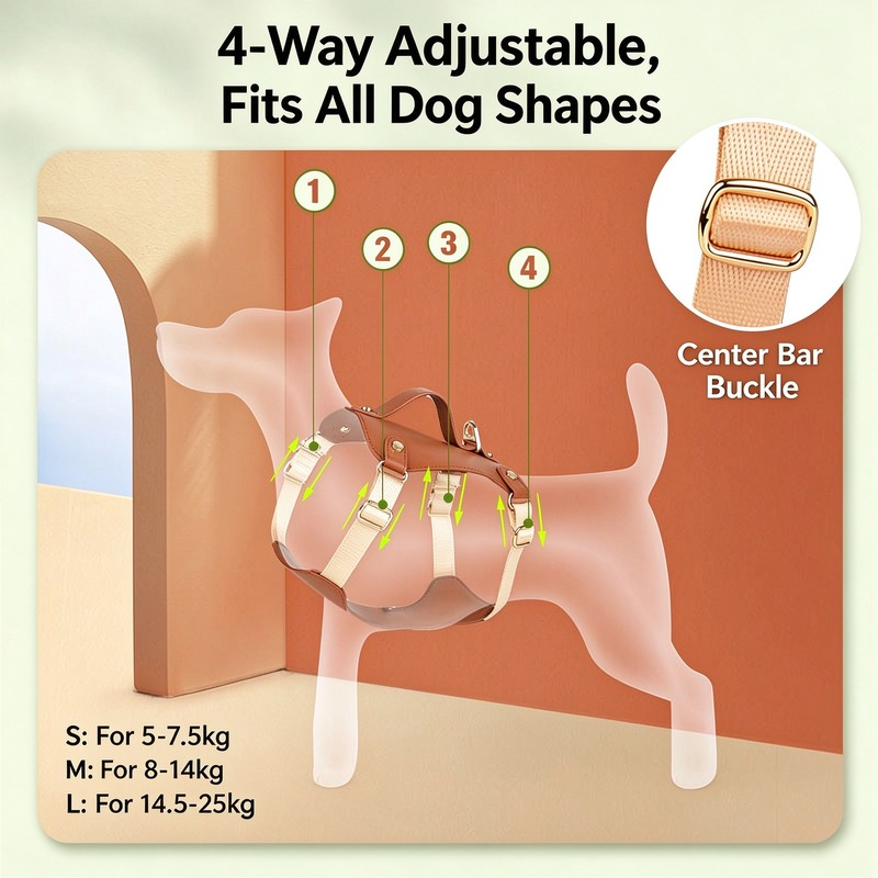 Pet Harness with Leash - Image 4